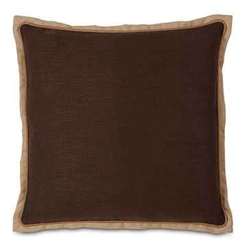 ɵﰲ 27X27 HABERDASH CHESTNUT EURO SHAM