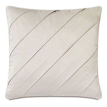  20X20 MARCEAU DIAGONAL PLEAT DECORATIVE PILLOW