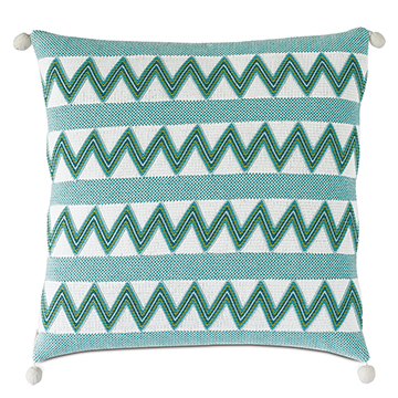  22X22 NAMALE CHEVRON DECORATIVE PILLOW