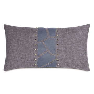 ŵ 15X26 NOAH NAILHEADS DECORATIVE PILLOW