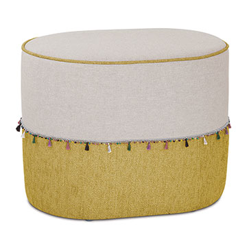 Ѷ³ 16X24X19 FAIRUZA MINI TASSEL OTTOMAN