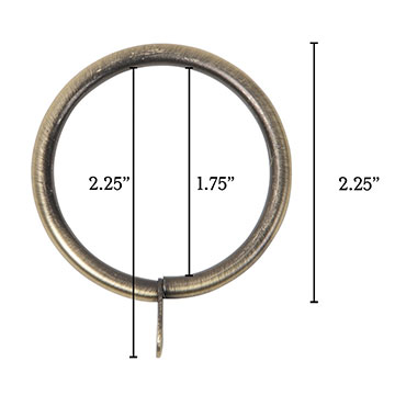 ȡɫ 2.25X2.25 METALLO BRASS STANDARD RING SET(SET OF 7)