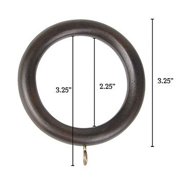 ¡ľɫ 3.25X3.25 LEGNA WALNUT STANDARD RING