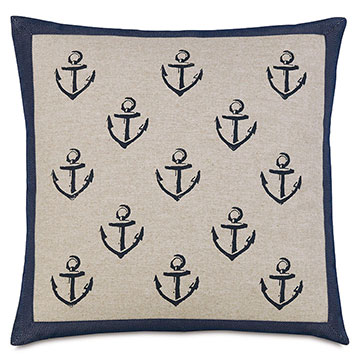  20X20 BLOCK-PRINTED ANCHORS