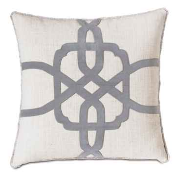  20X20 SAFFORD LASERCUT DECORATIVE PILLOW