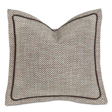  20X20 STEEPLECHASER TEXTURED DECORATIVE PILLOW