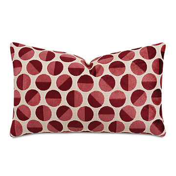  13X22 PIXIE DECORATIVE PILLOW IN SCARLET