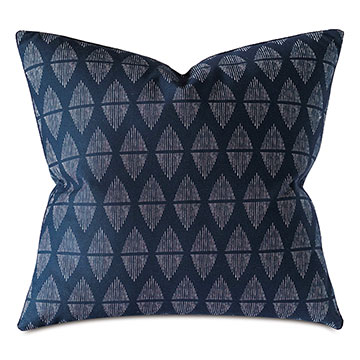 ն 22X22 BRIDGEHAMPTON GEOMETRIC PRINT DECORATIVE PILLOW