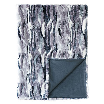 ɯ 53X80 TABITHA FAUX FUR THROW