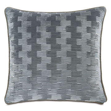 ׵ 22X22 VALENTINA PLEATED DECORATIVE PILLOW