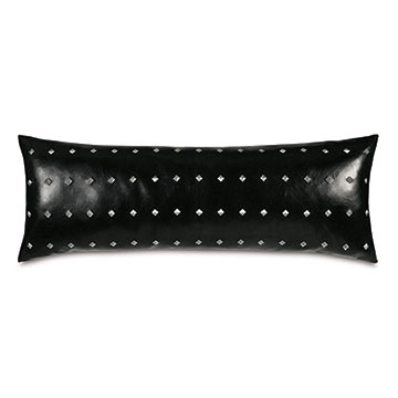  13X36 ZELDA STUDDED DECORATIVE PILLOW